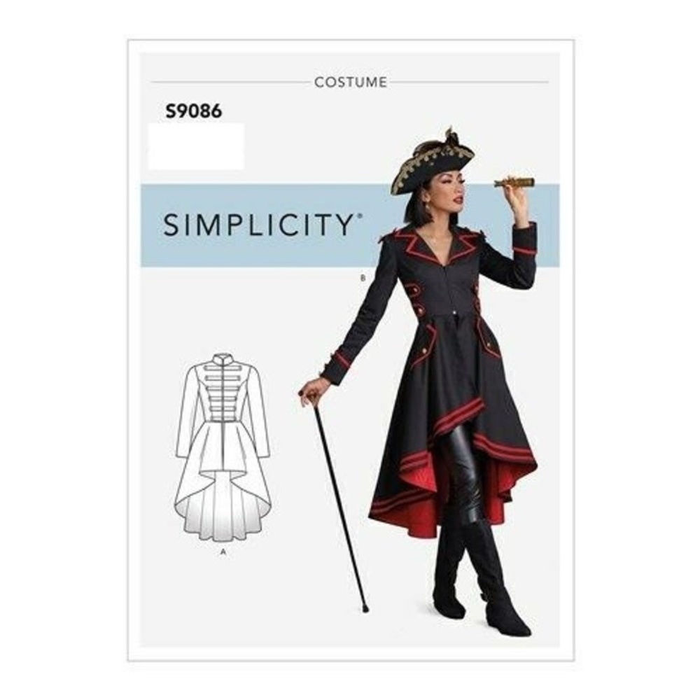 Simplicity 9086  19th Century Look Cosplay Dress Female Costume Adult SZ 14-22 - Picture 1 of 4